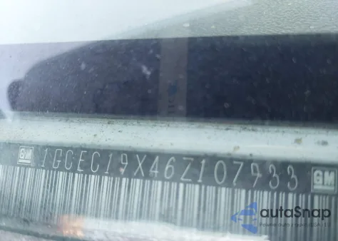 2006 Chevrolet Silverado 1500 Work Truck from USA, damaged, VIN 1GCEC19X46Z107933